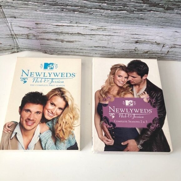 MTV Newlyweds Nick & Jessica - Seasons 1 & 2 DVD Box Sets - Picture 1 of 3